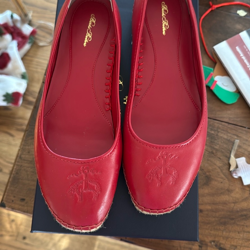 Brooks brother red espadrilles